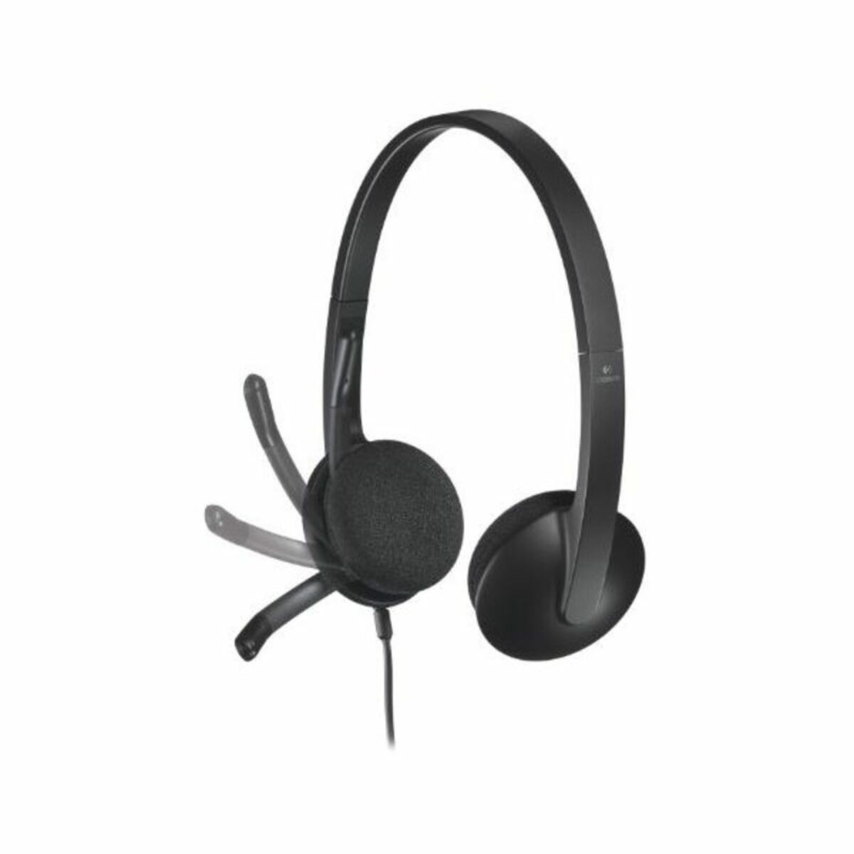 Austiņas ar Mikrofonu Logitech H340 Melns